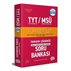 TYT - MSÜ Tüm Dersler Tamamı Çözümlü Soru Bankası