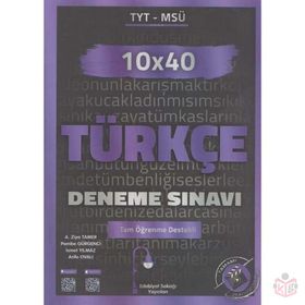 TYT MSÜ Türkçe 10x40 Deneme Edebiyat Sokağı Yayınları