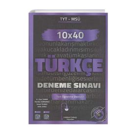 TYT MSÜ Türkçe 10x40 Deneme Edebiyat Sokağı Yayınları
