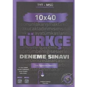 TYT MSÜ Türkçe 10x40 Deneme Edebiyat Sokağı Yayınları