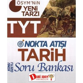 TYT Nokta Atışı Tarih Konu Özetli Soru Bankası Dahi Adam Yayınları