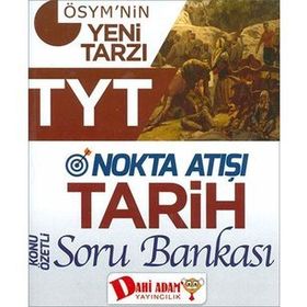 TYT Nokta Atışı Tarih Konu Özetli Soru Bankası Dahi Adam Yayınları
