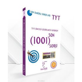 TYT Öncesi Çözülmesi Gereken Son 1001 Soru-Karekök Yayınları