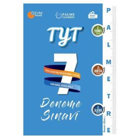 Tyt Palmetre Serisi 7 Deneme Palme Yayınları