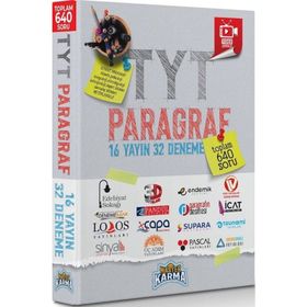 TYT Paragraf 16 Yayın 32 Deneme-Master Karma Yayınları