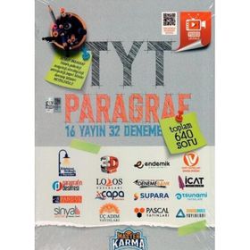 TYT Paragraf 16 Yayın 32 Deneme-Master Karma Yayınları