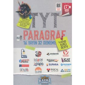 TYT Paragraf 16 Yayın 32 Deneme-Master Karma Yayınları