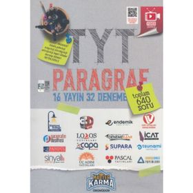 TYT Paragraf 16 Yayın 32 Deneme-Master Karma Yayınları