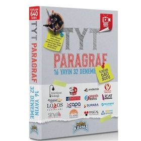 TYT Paragraf 16 Yayın 32 Deneme-Master Karma Yayınları
