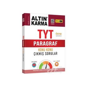 TYT Paragraf Çıkmış Sorular Kolektif Altın Karma Yayınları