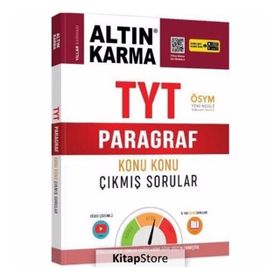 TYT Paragraf Çıkmış Sorular Kolektif Altın Karma Yayınları