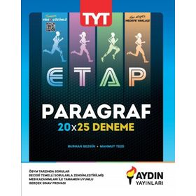 TYT Paragraf ETAP 20x25 Deneme - Aydın Yayınları