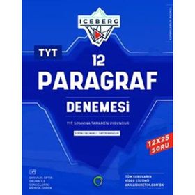 TYT Paragraf Iceberg 12 Deneme - Okyanus Yayınları