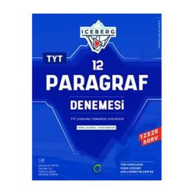 TYT Paragraf Iceberg 12 Deneme - Okyanus Yayınları