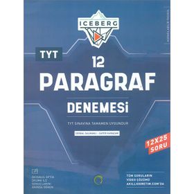 TYT Paragraf Iceberg 12 Deneme - Okyanus Yayınları