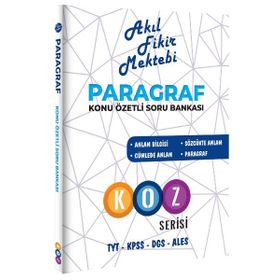 TYT Paragraf Konu Özetli Soru Bankası- Akıl Fikir Mektebi Yayınları