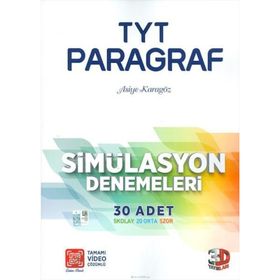 TYT Paragraf Simülasyon 30'lu Denemeleri 3D Yayınları