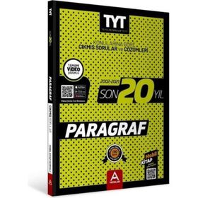 TYT Paragraf Son 20 Yıl Konularına Göre Çıkmış Sorular Ve Çözümleri - A Yayınları