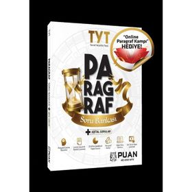TYT Paragraf Soru Bankası Kamp Hediyeli Dijital Sorular Puan Yayınları
