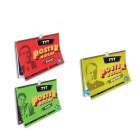 TYT Poster Seti Fizik Kimya Biyoloji 3 Kitap - KR Akademi Yayınları