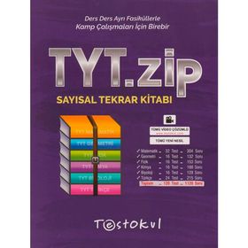 TYT Sayısal Zip Tekrar Kitabı Test Okul Yayınları