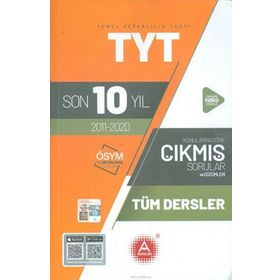 TYT Son 10 Yıl Çıkmış Sorular A Yayınları