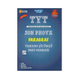 TYT Son Prova Paragraf Tamamı Çözümlü Soru Bankası Akıllı Adam Yayınları
