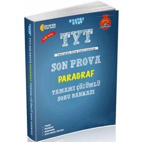 TYT Son Prova Paragraf Tamamı Çözümlü Soru Bankası Akıllı Adam Yayınları