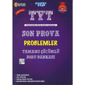TYT Son Prova Problemler Tamamı Çözümlü Soru Bankası Akıllı Adam Yayınları