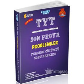 TYT Son Prova Problemler Tamamı Çözümlü Soru Bankası Akıllı Adam Yayınları
