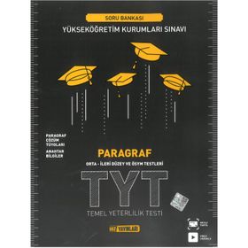 TYT Soru Bankası Orta ve İleri Düzey Paragraf - Hız Yayınları