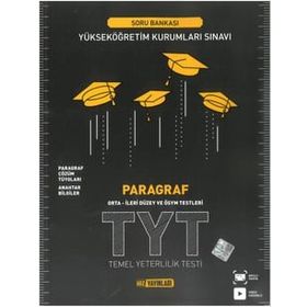 TYT Soru Bankası Orta ve İleri Düzey Paragraf - Hız Yayınları