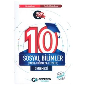 TYT Sosyal Bilimler 10 Denemesi Gezegen Yayınları