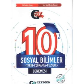 TYT Sosyal Bilimler 10 Denemesi Gezegen Yayınları