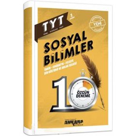 TYT Sosyal Bilimler 10 Özgün Deneme Ankara Yayıncılık