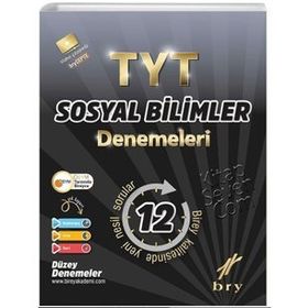 TYT Sosyal Bilimler 12'li Denemeleri - Birey Yayınları