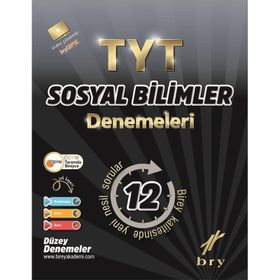 TYT Sosyal Bilimler 12'li Denemeleri - Birey Yayınları