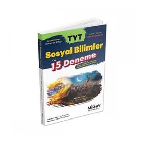 TYT Sosyal Bilimler 15 Deneme - Miray Yayınları