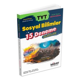 TYT Sosyal Bilimler 15 Deneme - Miray Yayınları