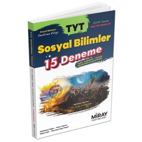 TYT Sosyal Bilimler 15 Deneme - Miray Yayınları