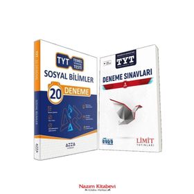TYT Sosyal Bilimler 20 Deneme Sınavı + Limit Yayınları TYT 5 Deneme 2021 - Azza Yayınları