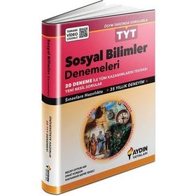 TYT Sosyal Bilimler 20'li Denemeleri Aydın Yayınları