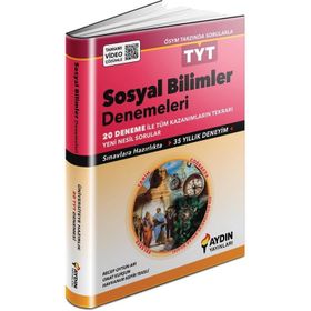 TYT Sosyal Bilimler 20'li Denemeleri Aydın Yayınları