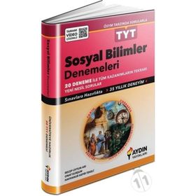 TYT Sosyal Bilimler 20'li Denemeleri Aydın Yayınları
