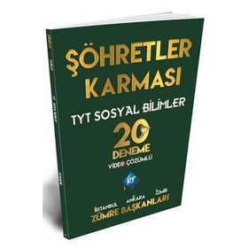 TYT Sosyal Bilimler Şöhretler Karması Video Çözümlü 20 Deneme-KR Akademi