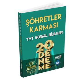 TYT Sosyal Bilimler Şöhretler Karması Video Çözümlü 20 Deneme-KR Akademi