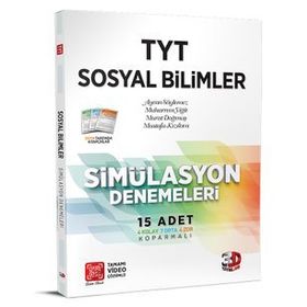 TYT Sosyal Bilimler Tamamı Video Çözümlü Simülasyon Denemeleri 3D Yayınları