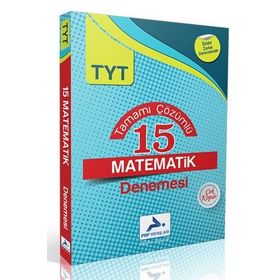 TYT Tamamı Çözümlü 15 Matematik Denemesi-Prf Paraf Yayınları
