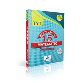 TYT Tamamı Çözümlü 15 Matematik Denemesi-Prf Paraf Yayınları
