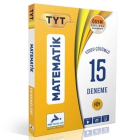 TYT Tamamı Çözümlü 15 Matematik Denemesi-Prf Paraf Yayınları